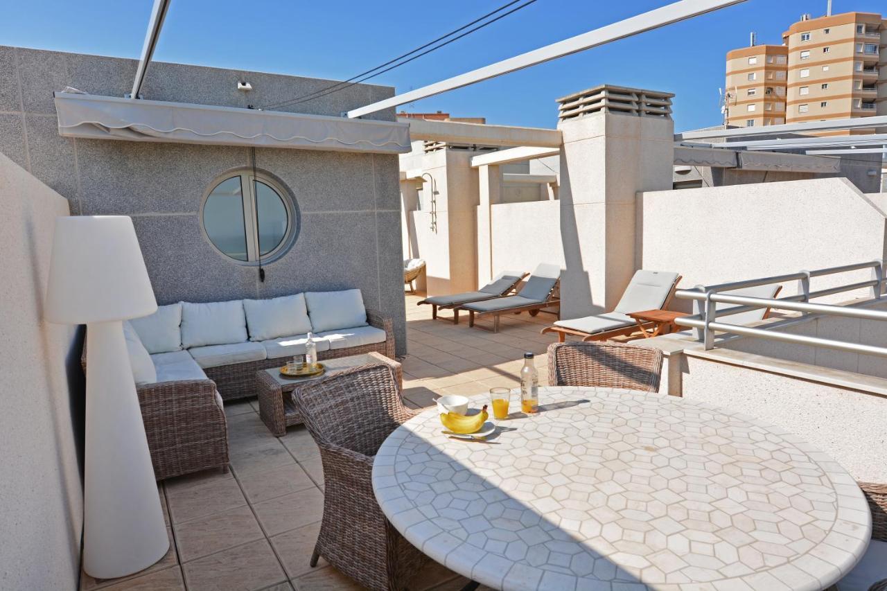 Luxury Beachfront Penthouse By Nras El Campello Eksteriør billede